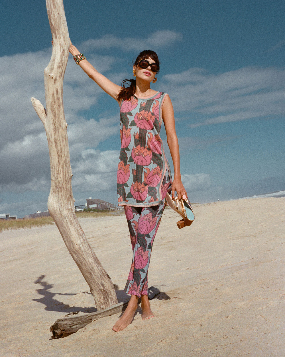 Robbie Pant Set - Fireflower Jumpsuits & Rompers Frances Valentine