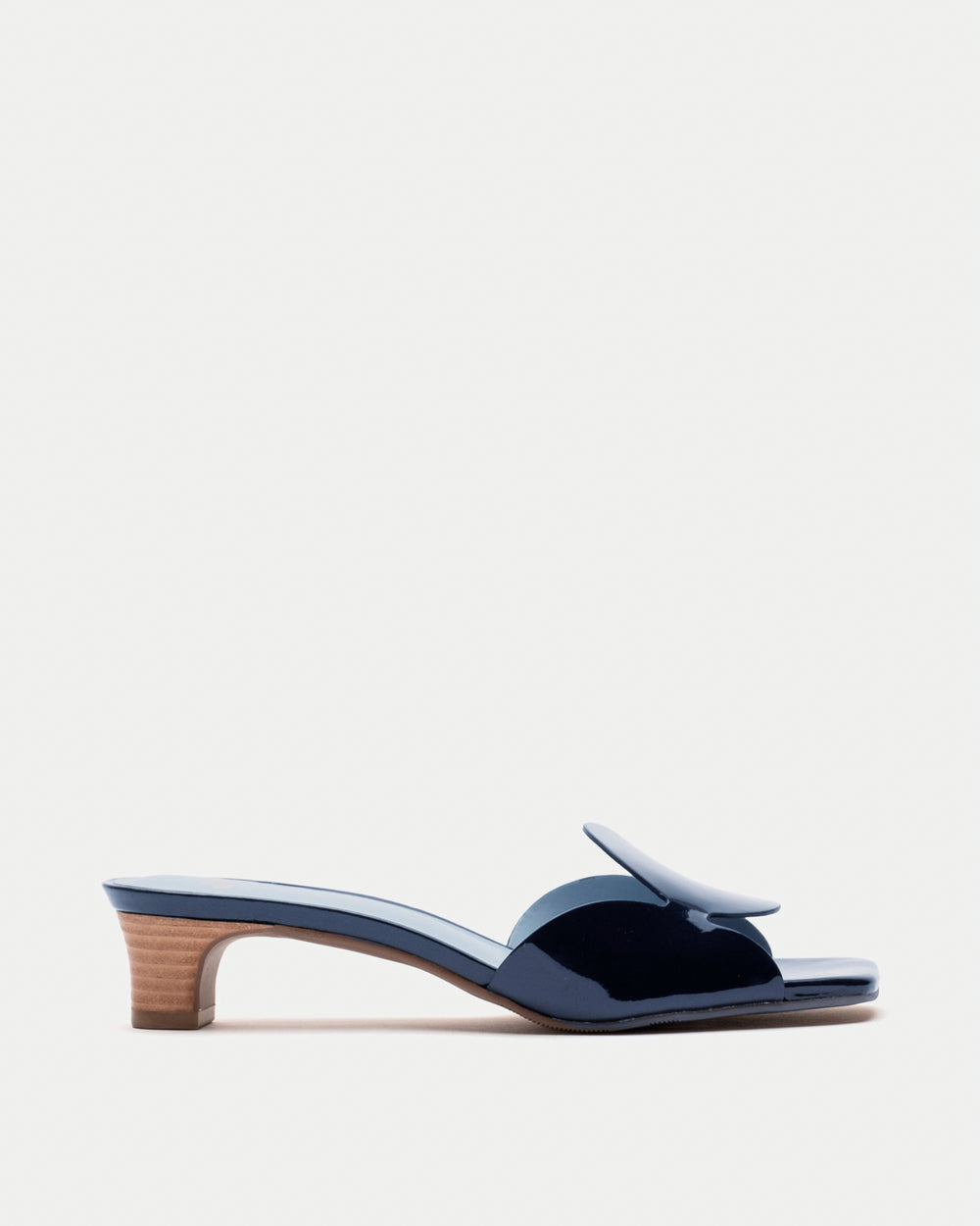 Sandy Circle Slide - Navy Sandals Frances Valentine