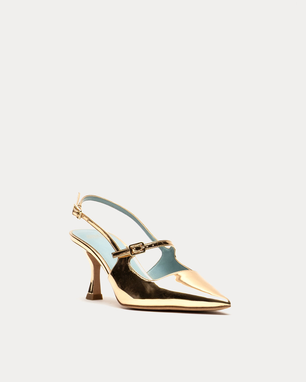 Vivi Pump - Gold Frances Valentine