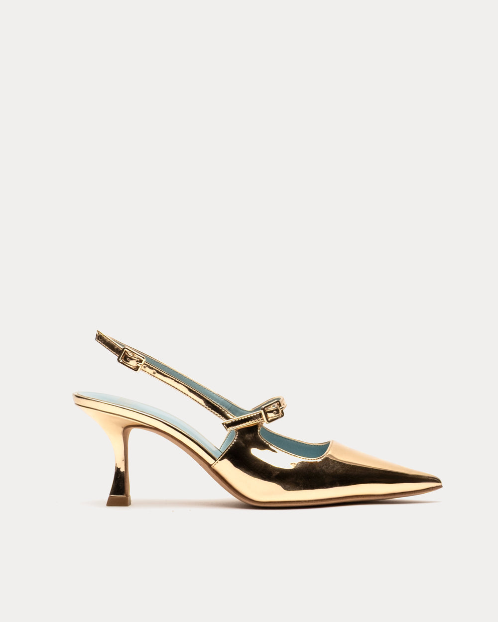 Vivi Pump - Gold Frances Valentine