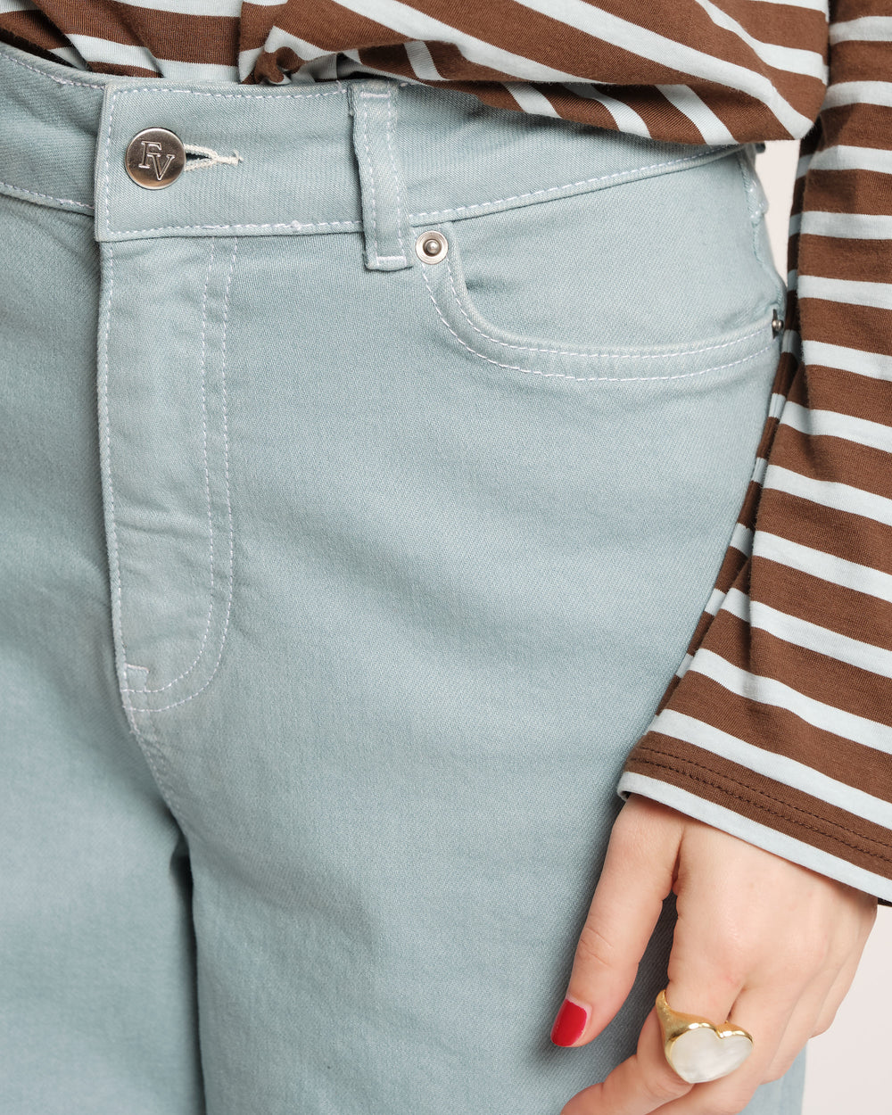 Ace Jean - French Blue Pants Frances Valentine