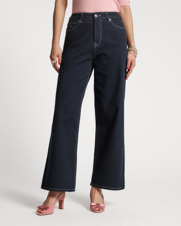 Ace Jean Stretch Denim - Indigo Pants Frances Valentine