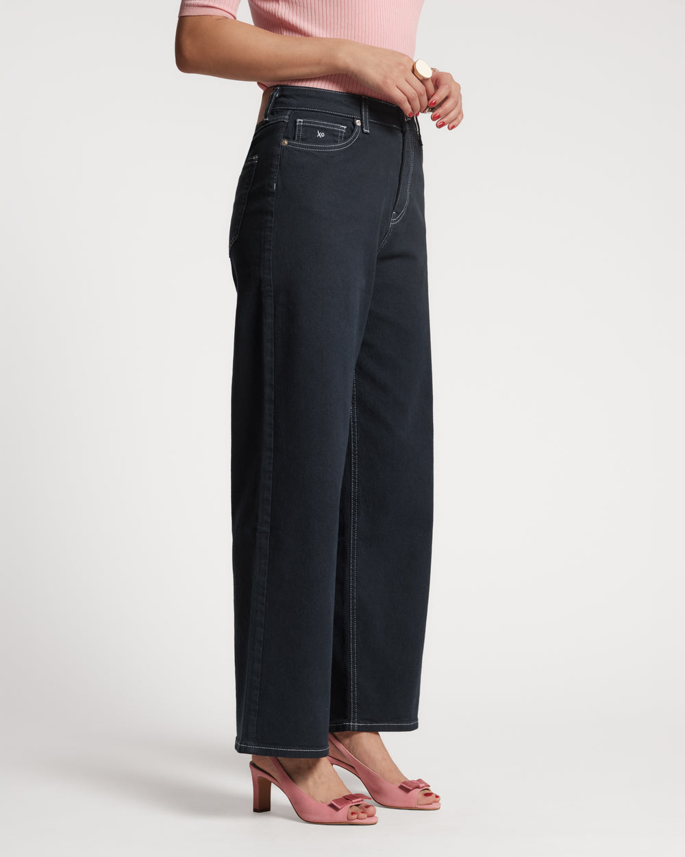 Ace Jean Stretch Denim - Indigo Pants Frances Valentine