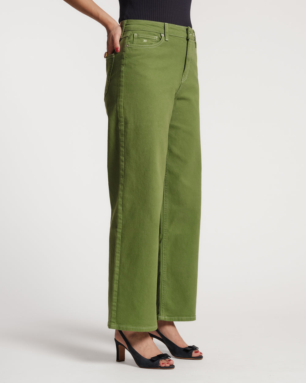 Ace Jean Stretch Denim - Treetop Pants Frances Valentine