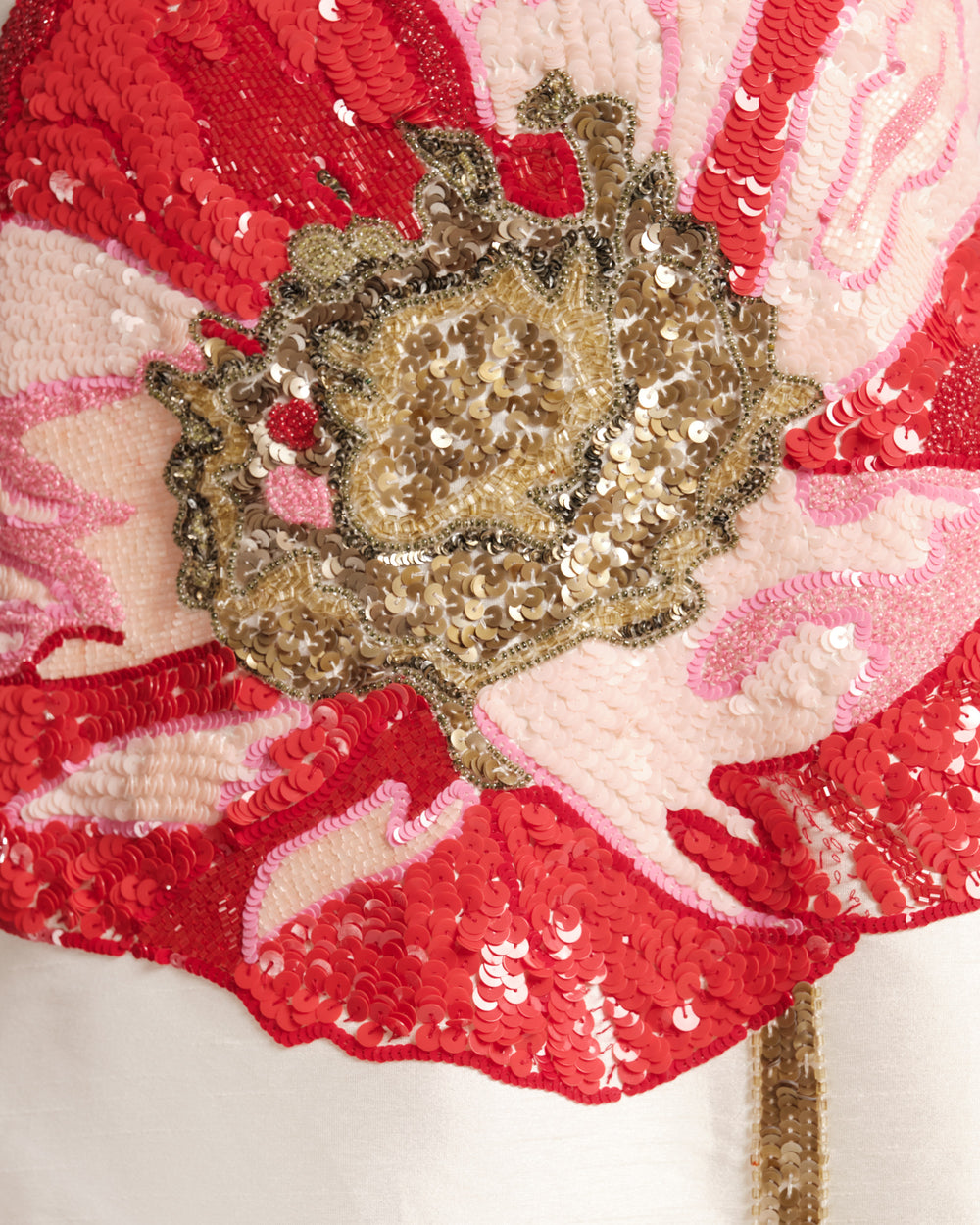 Alice Shift Dress - Paradise Poppy Oyster Dresses Frances Valentine