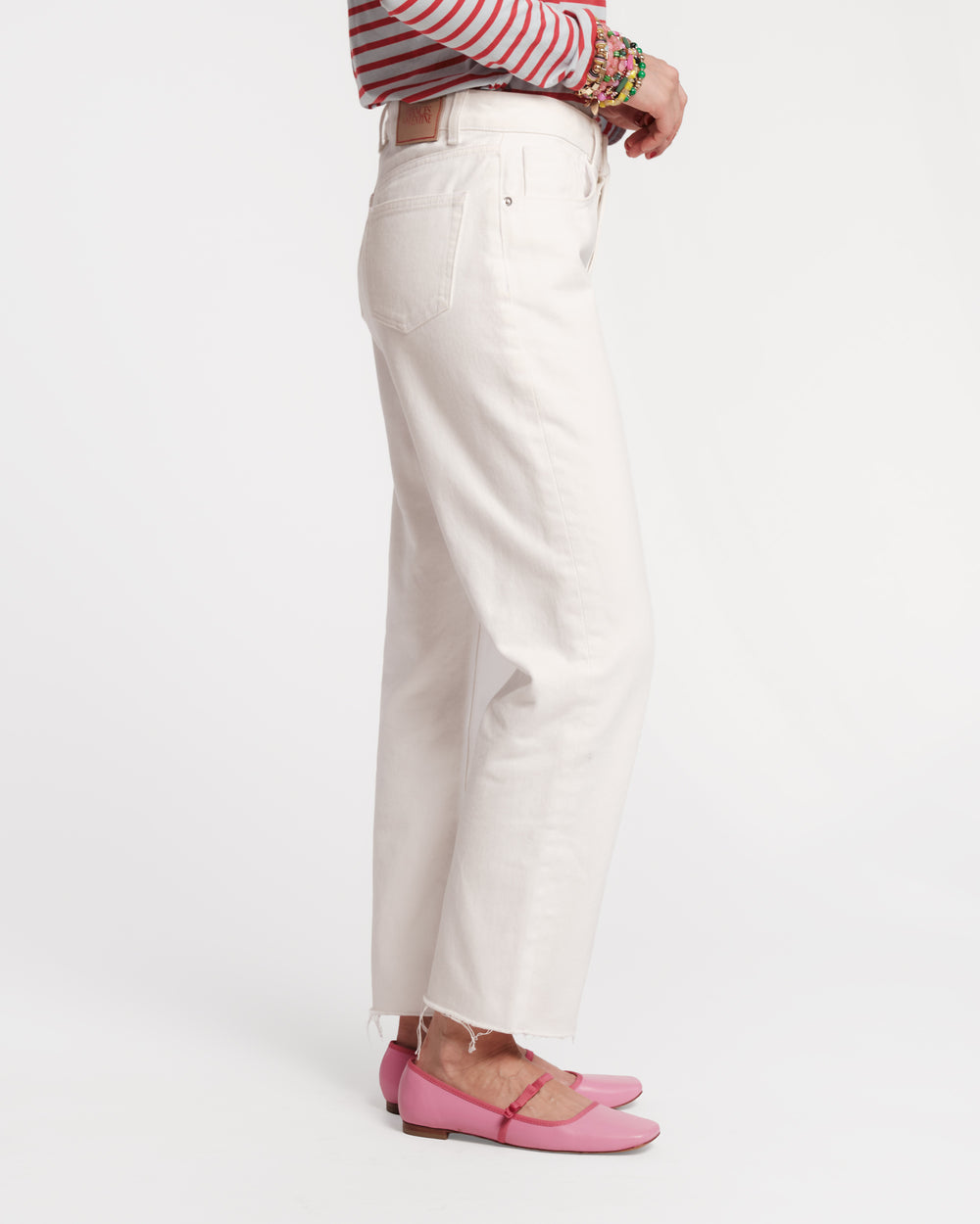Andy Jean - White Pants Frances Valentine