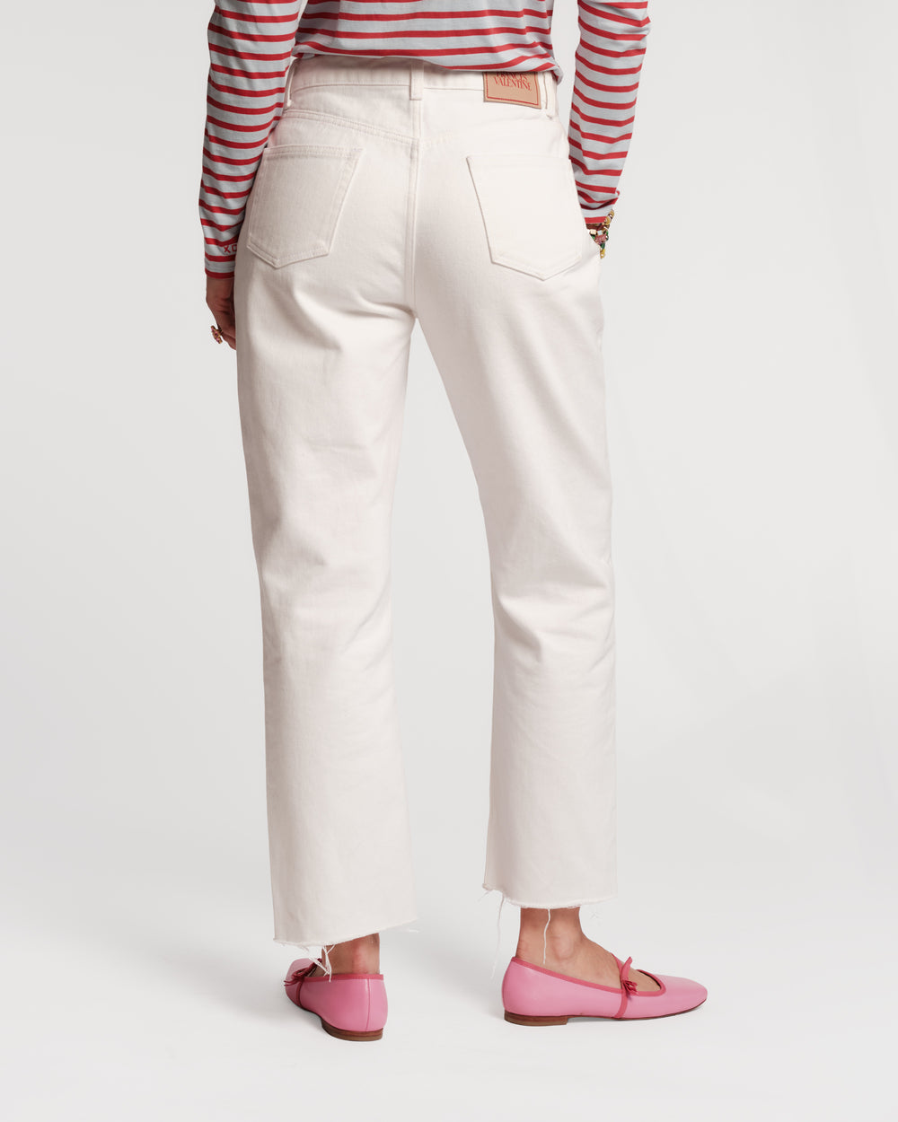Andy Jean - White Pants Frances Valentine