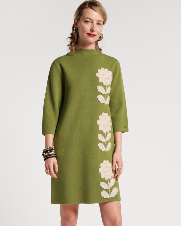 Annie Merino Wool Midi Dress Dresses Frances Valentine