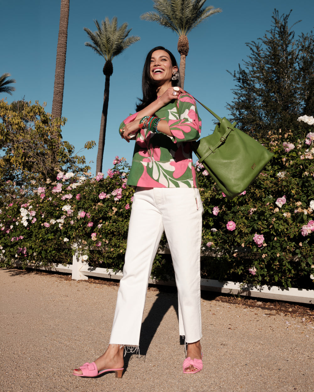 Andy Jean - White Pants Frances Valentine