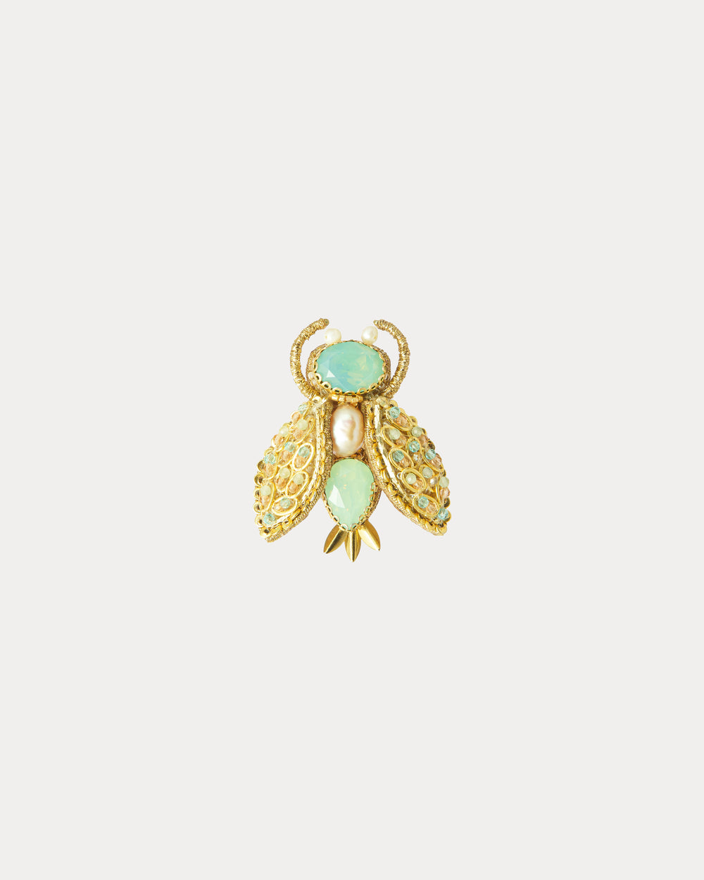 Beetle Brooch - Gold Brooch Frances Valentine