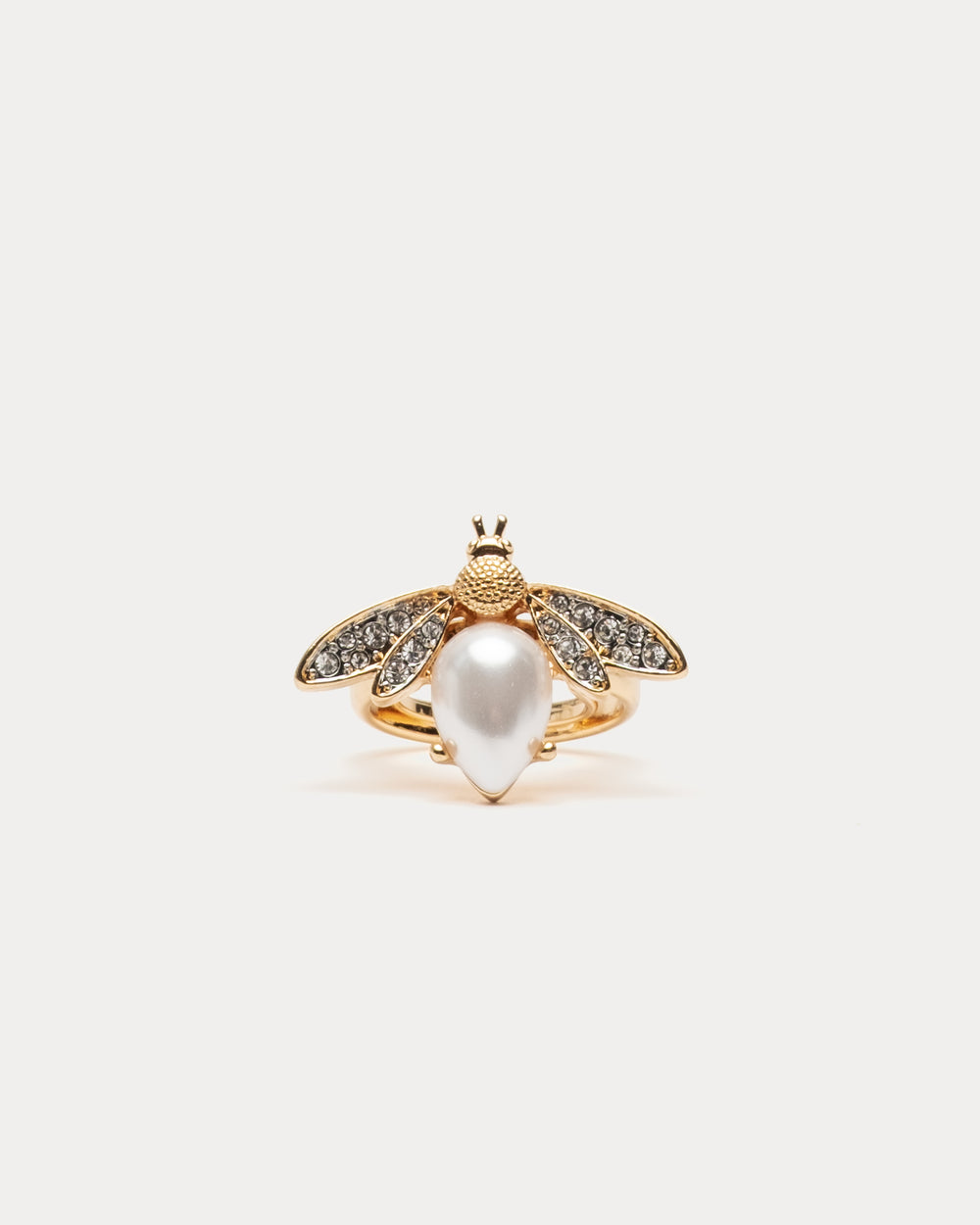Bee Ring - Gold/White Ring Frances Valentine
