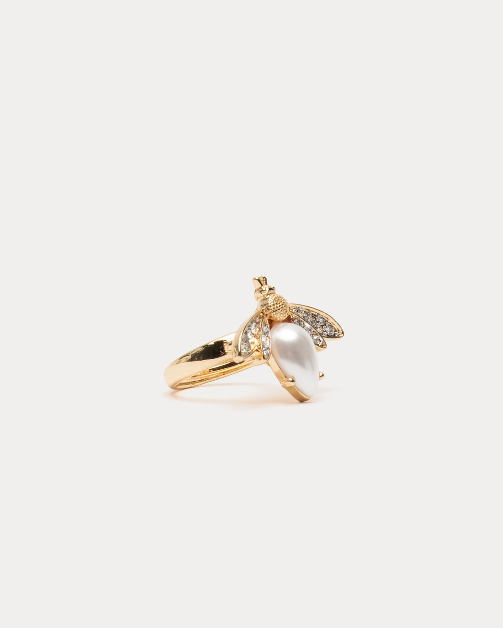 Bee Ring - Gold/White Ring Frances Valentine