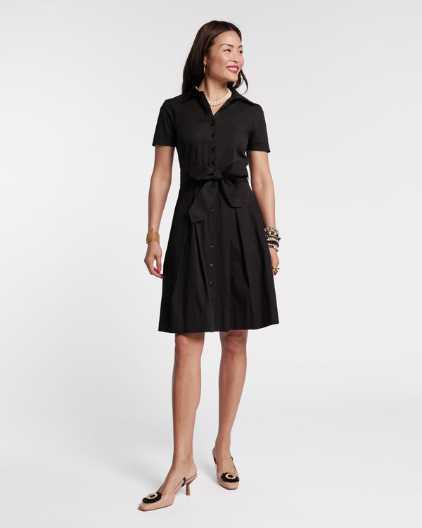 Bella Midi Dress - Black Dresses Frances Valentine