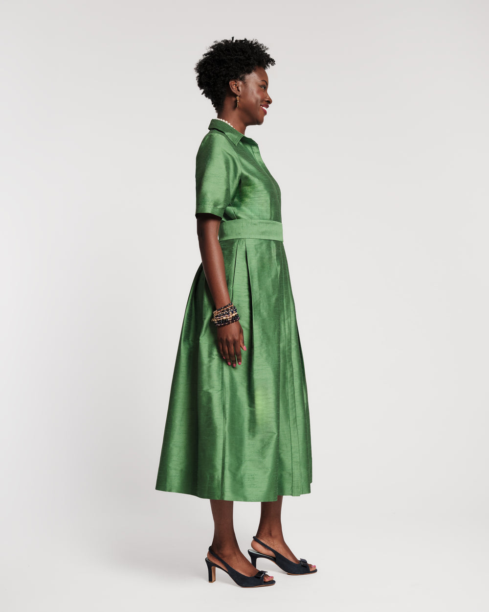 Bella Maxi Dress - Green Dresses Frances Valentine