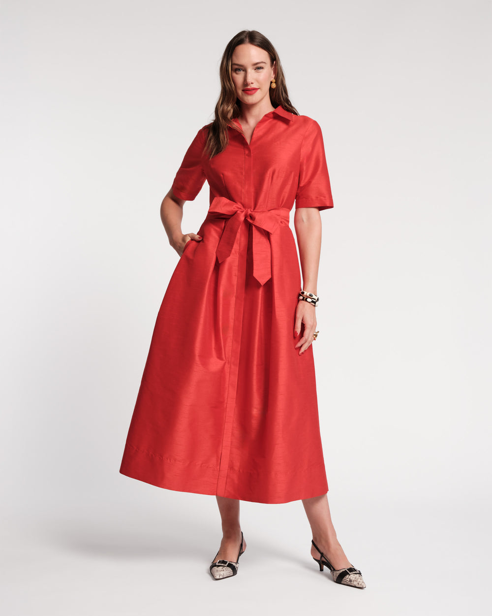 Bella Maxi Dress - Red Dresses Frances Valentine