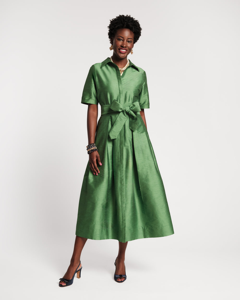 Bella Maxi Dress - Green Dresses Frances Valentine