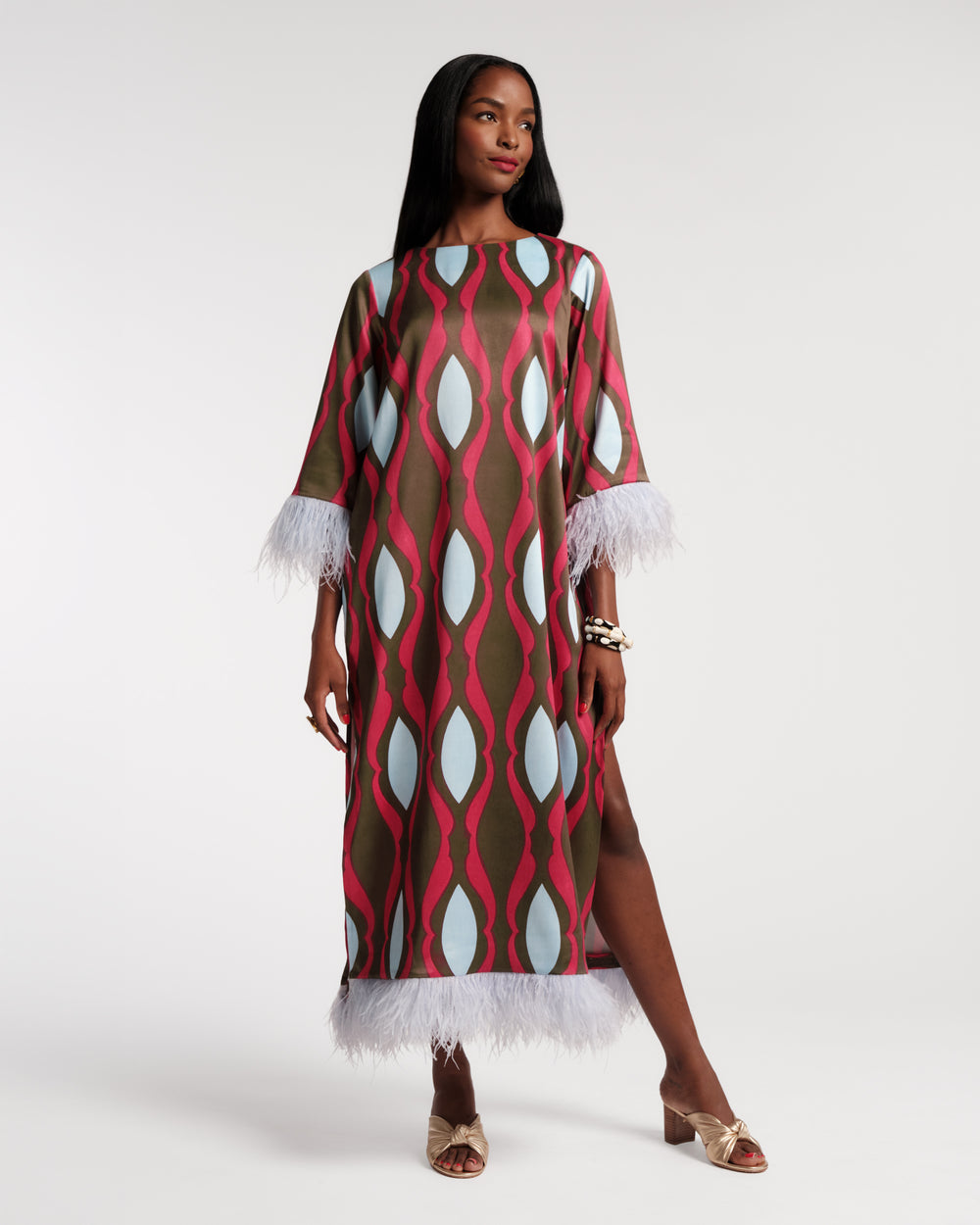 Belle Maxi Dress - Lava Geo Dresses Frances Valentine