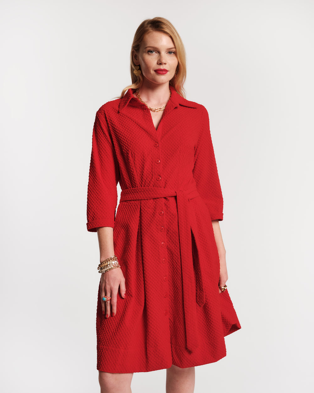 Bellini Dress - Red Dresses Frances Valentine