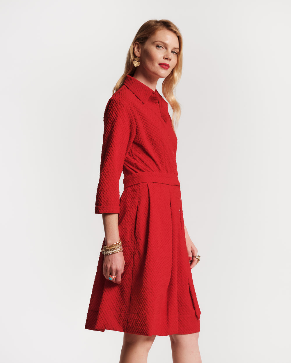 Bellini Dress - Red Dresses Frances Valentine
