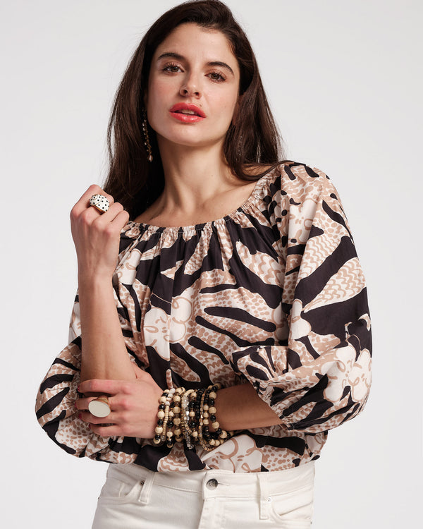 Bliss Top - Sketchy Jungle Tops Frances Valentine