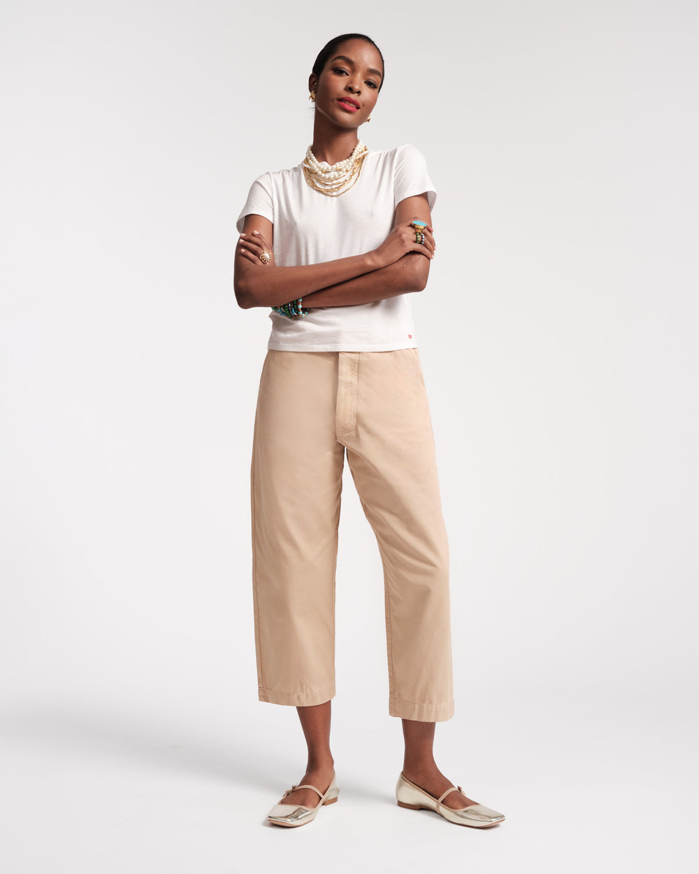Boyfriend Khaki Pants Frances Valentine