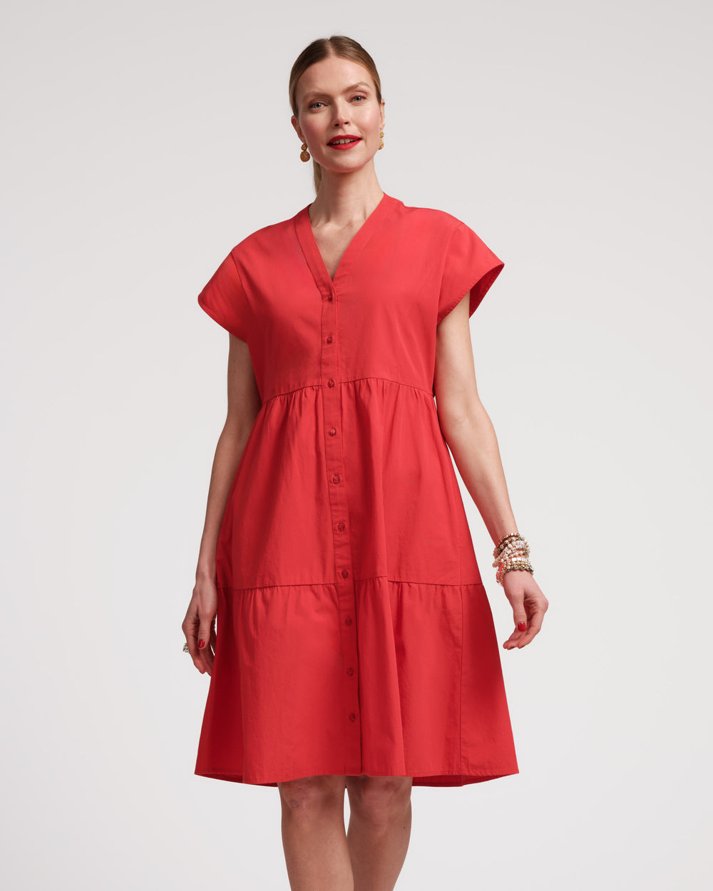 Breezy Mini Dress- Red Dresses Frances Valentine