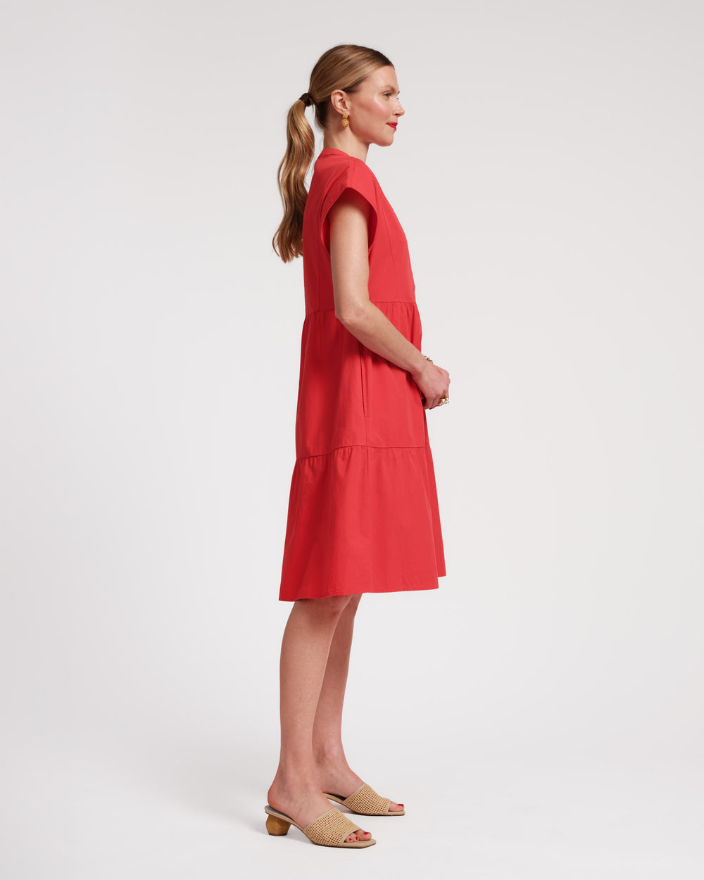 Breezy Mini Dress- Red Dresses Frances Valentine