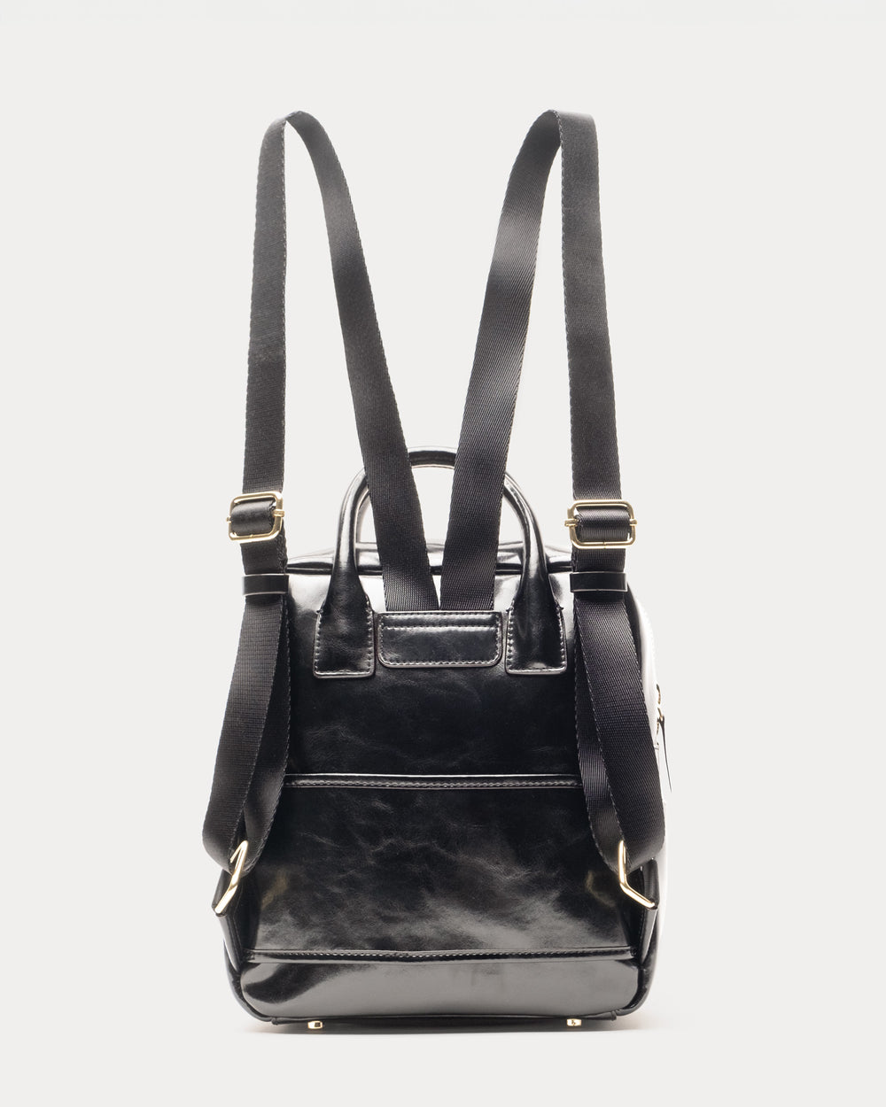 Small Casey Backpack - Glazed Leather Oyster Backpack Frances Valentine