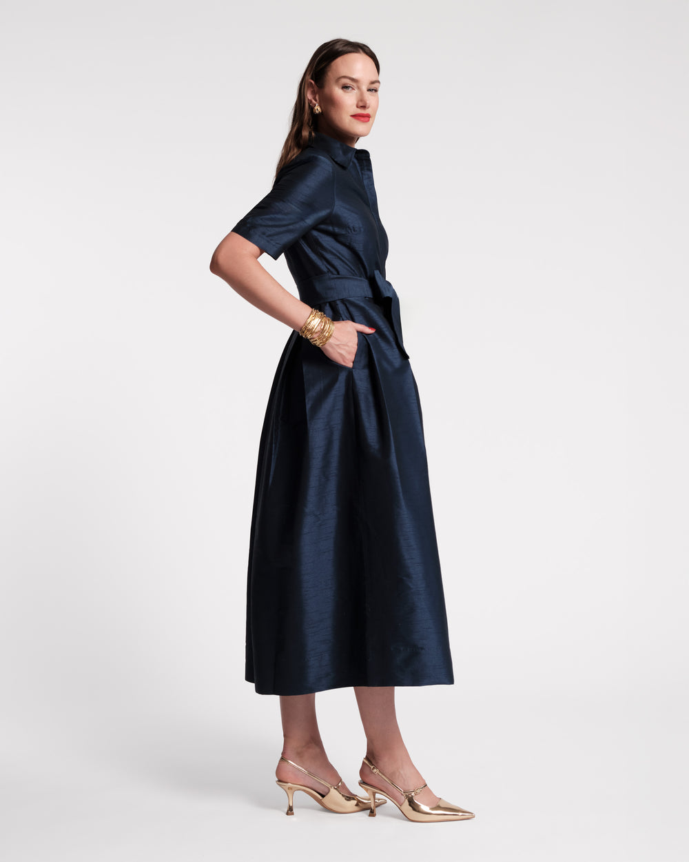 Bella Maxi Dress - Navy Dresses Frances Valentine