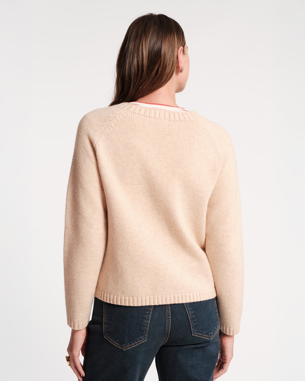 Wool Tulip Bouquet Cardigan - Pink Sweater Frances Valentine