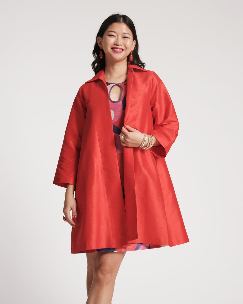 Charlotte Topper - Red Coats & Jackets Frances Valentine