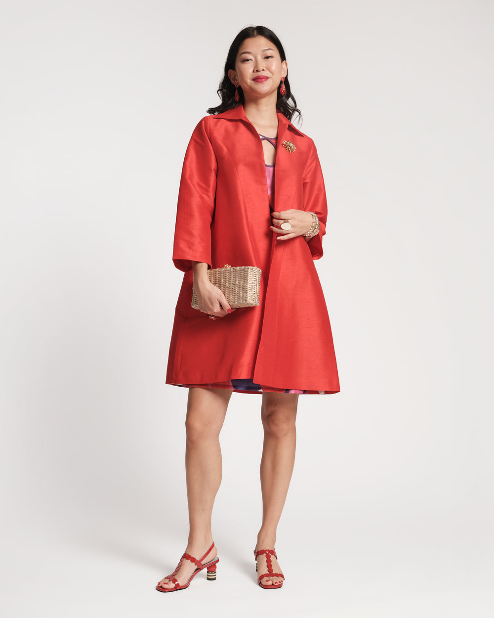 Charlotte Topper - Red Coats & Jackets Frances Valentine