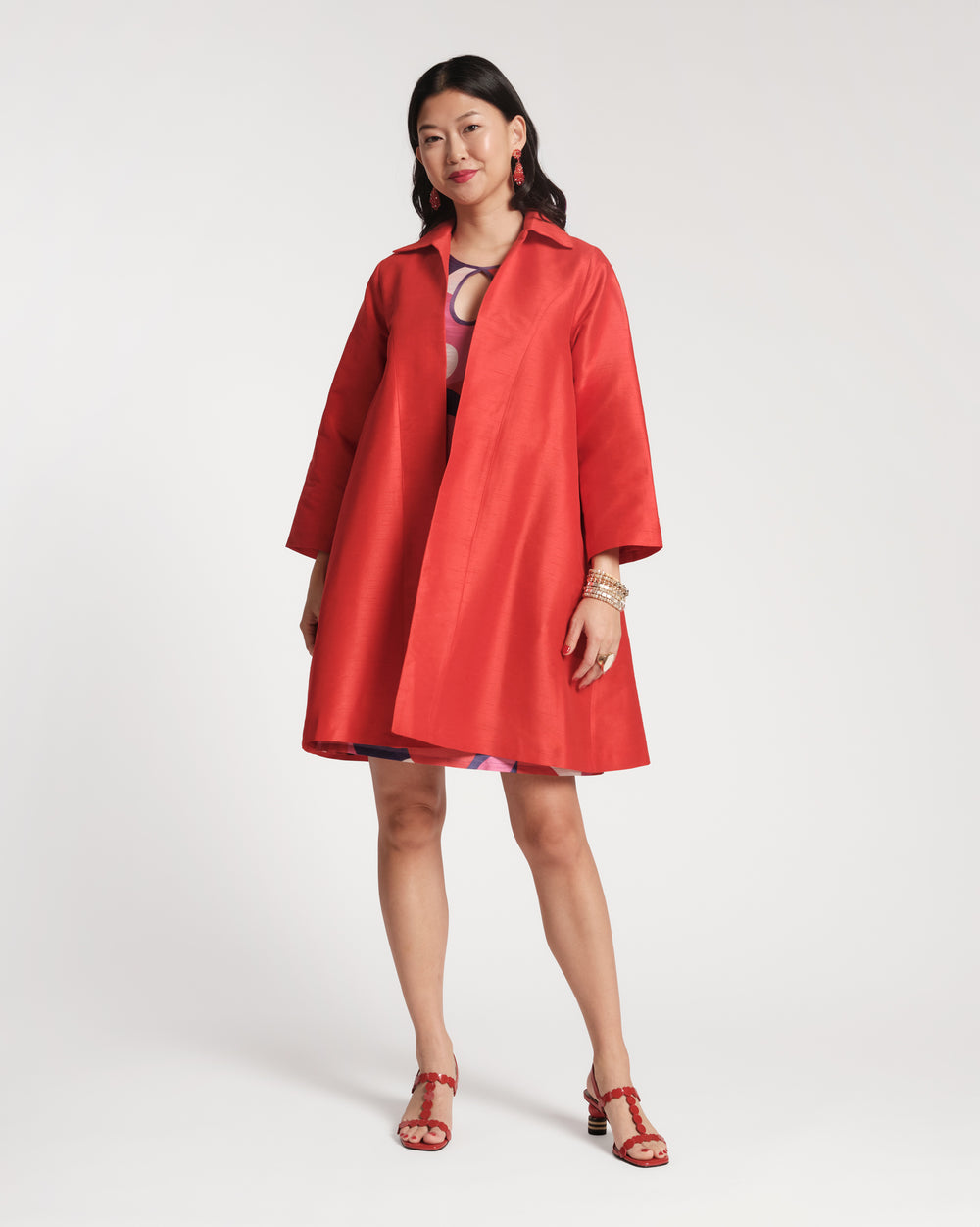Charlotte Topper - Red Coats & Jackets Frances Valentine