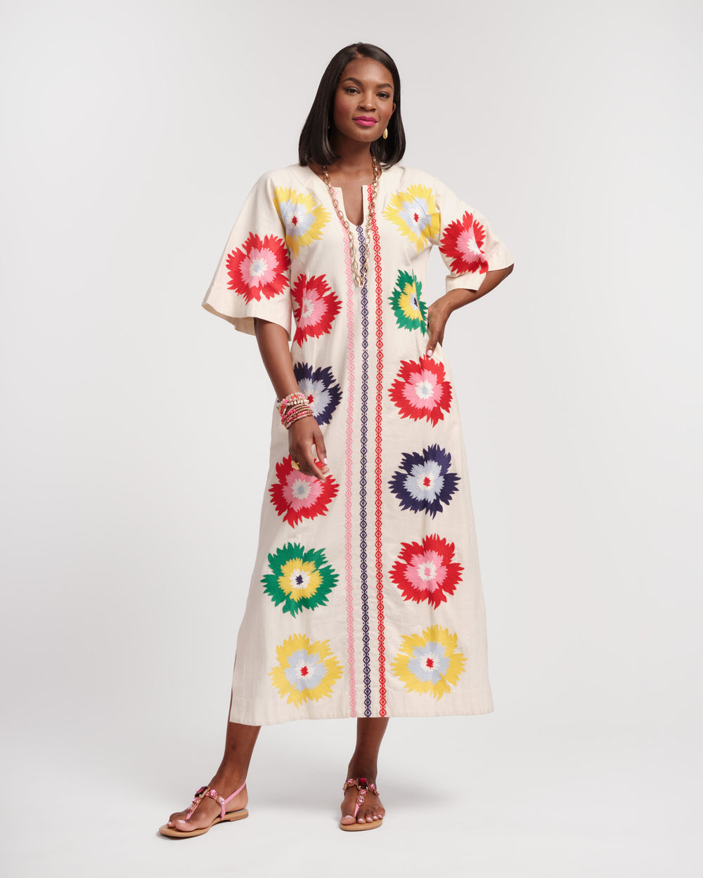 Charming Caftan Maxi - Fireflower Dresses Frances Valentine