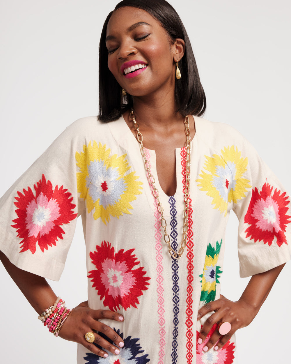 Charming Caftan Maxi - Fireflower Dresses Frances Valentine