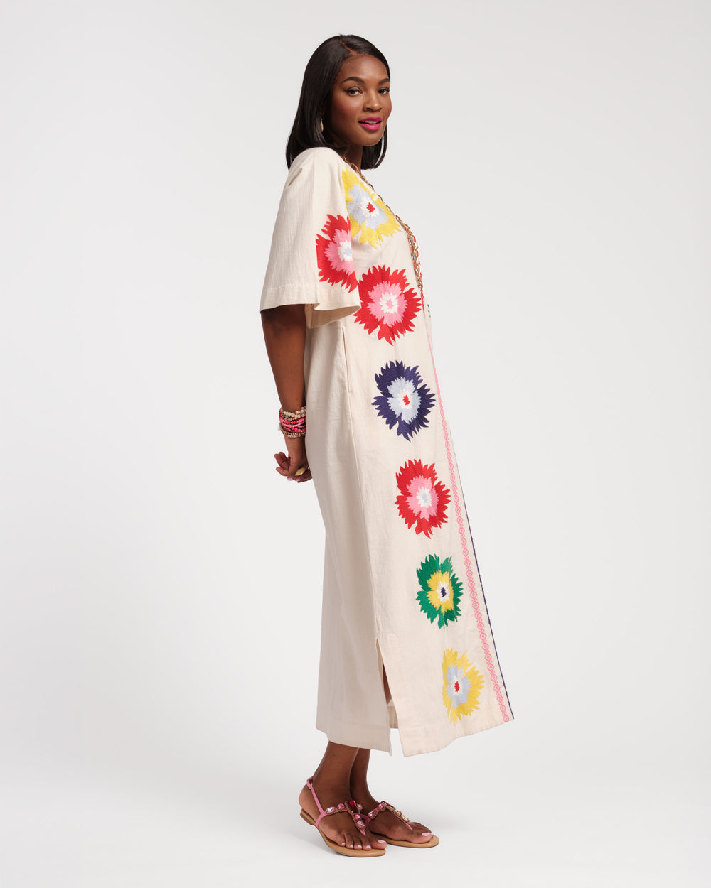 Charming Caftan Maxi - Fireflower Dresses Frances Valentine