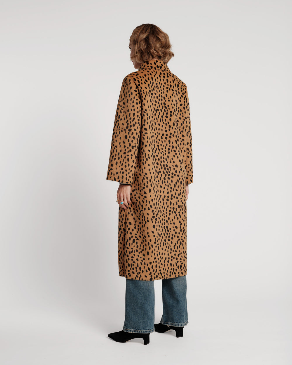 Paulette Faux Fur Coat - Cheetah Coats & Jackets Frances Valentine