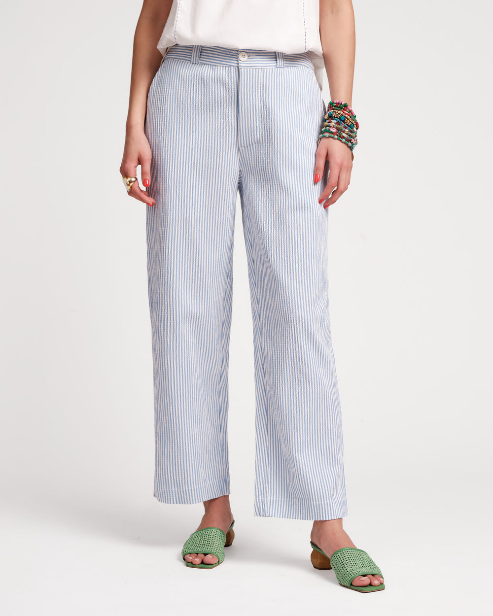 Coleman Pant - Seersucker Pants Frances Valentine