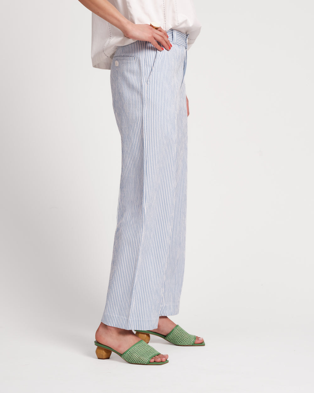 Coleman Pant - Seersucker Pants Frances Valentine