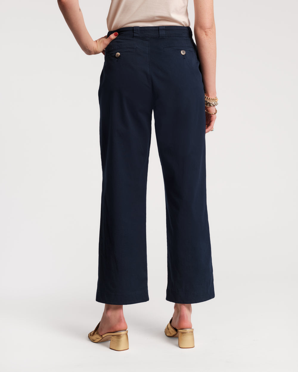 Coleman Pant - Navy Pants Frances Valentine