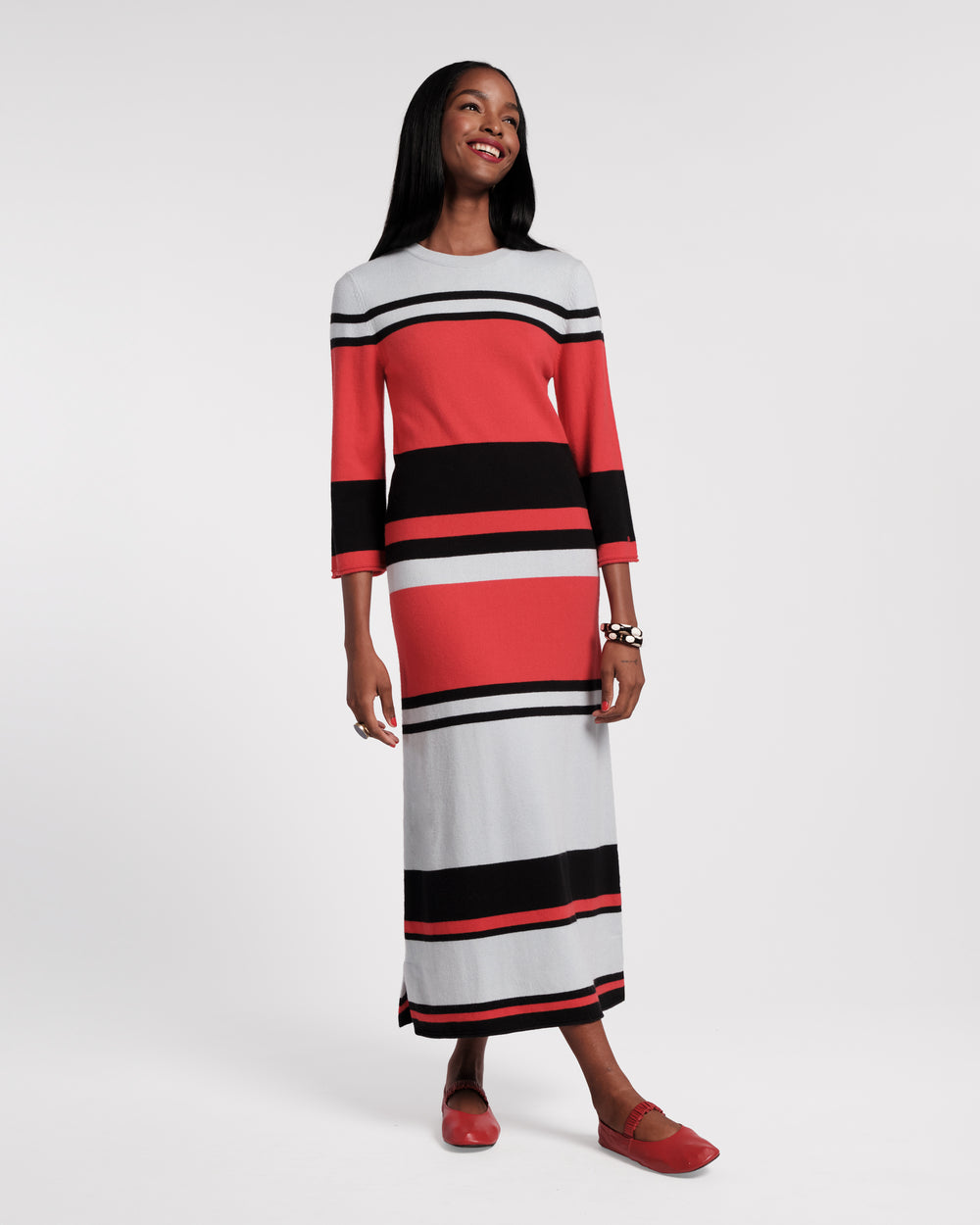 Cozy Knit Maxi - Sublime Stripe Dresses Frances Valentine