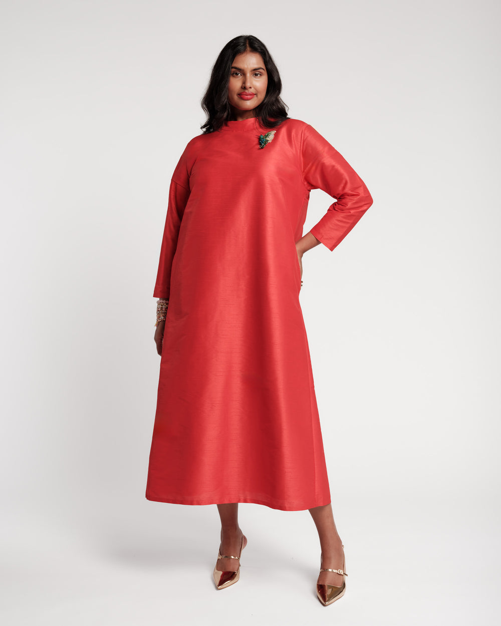 Diplomat Maxi Dress - Red Dresses Frances Valentine