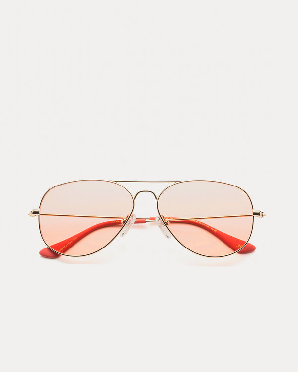 FV x Caddis Mabuhay Reading Glasses - Polished Gold Eyeglasses Frances Valentine
