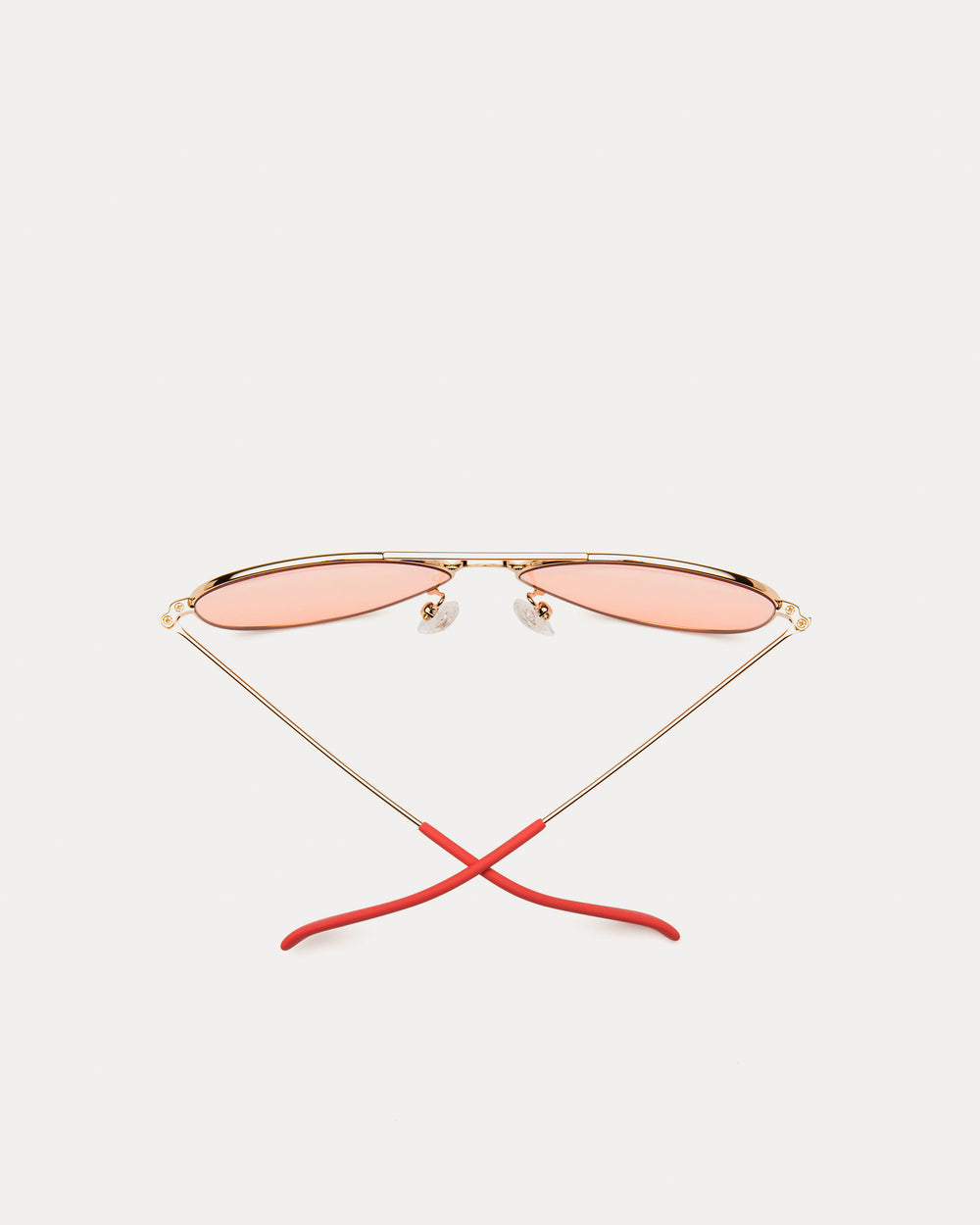 FV x Caddis Mabuhay Reading Glasses - Polished Gold Eyeglasses Frances Valentine