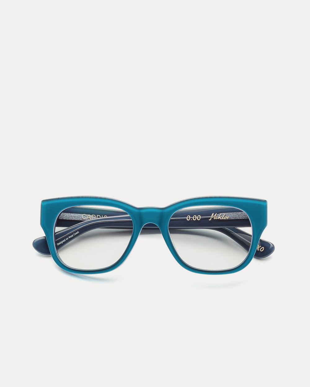 Miklos Reading Glasses - Polished Carolina Blue Eyeglasses Frances Valentine