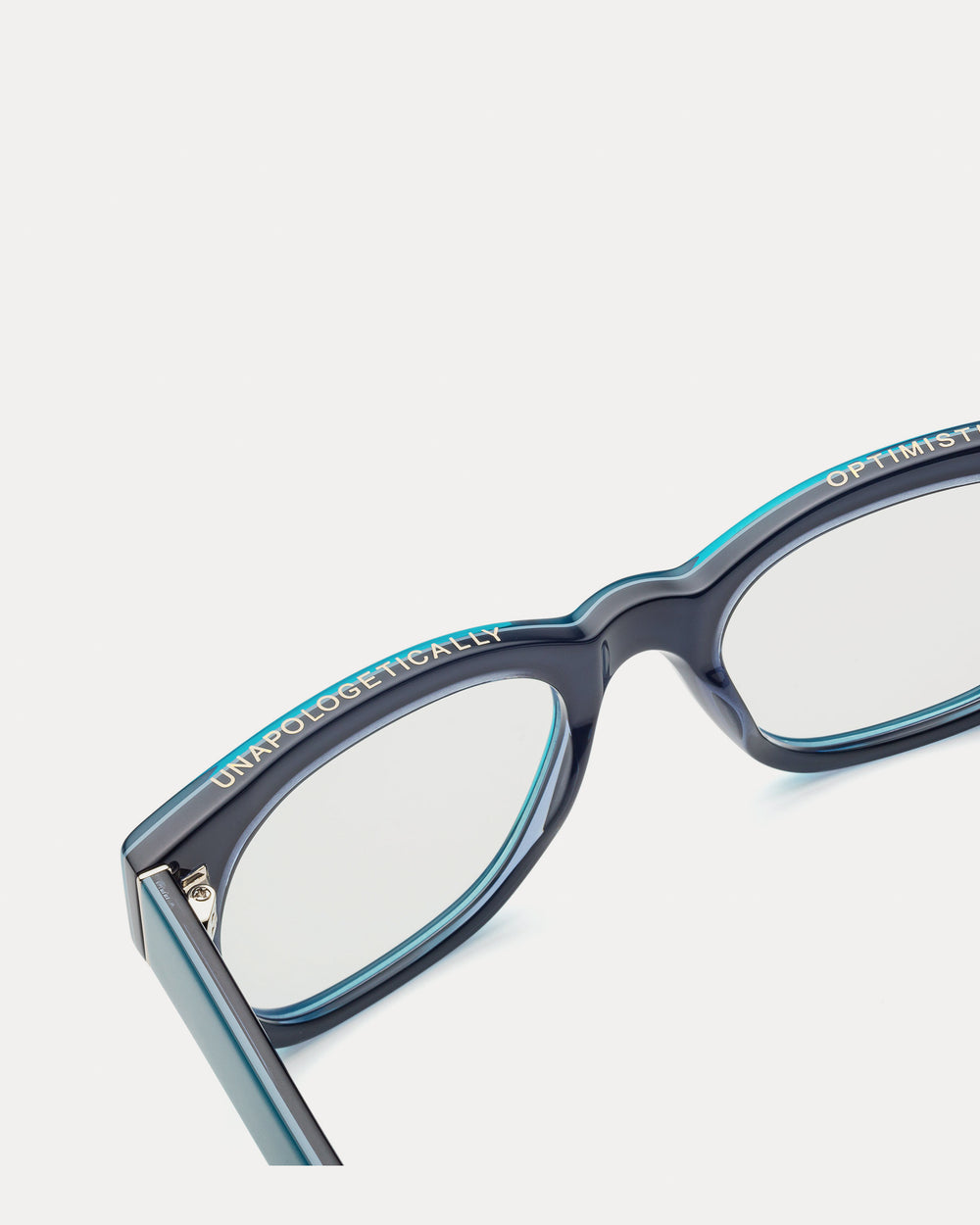 Miklos Reading Glasses - Polished Carolina Blue Eyeglasses Frances Valentine