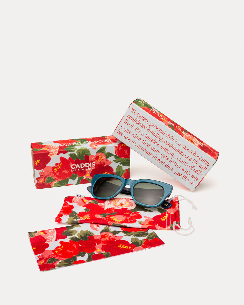 Miklos Sunglasses - Polished Carolina Blue Frances Valentine