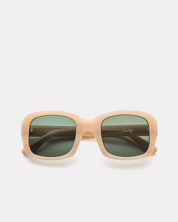 Shelby Sunglasses - Polished Bone Frances Valentine