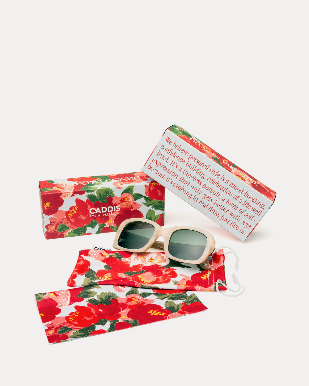 Shelby Sunglasses - Polished Bone Frances Valentine