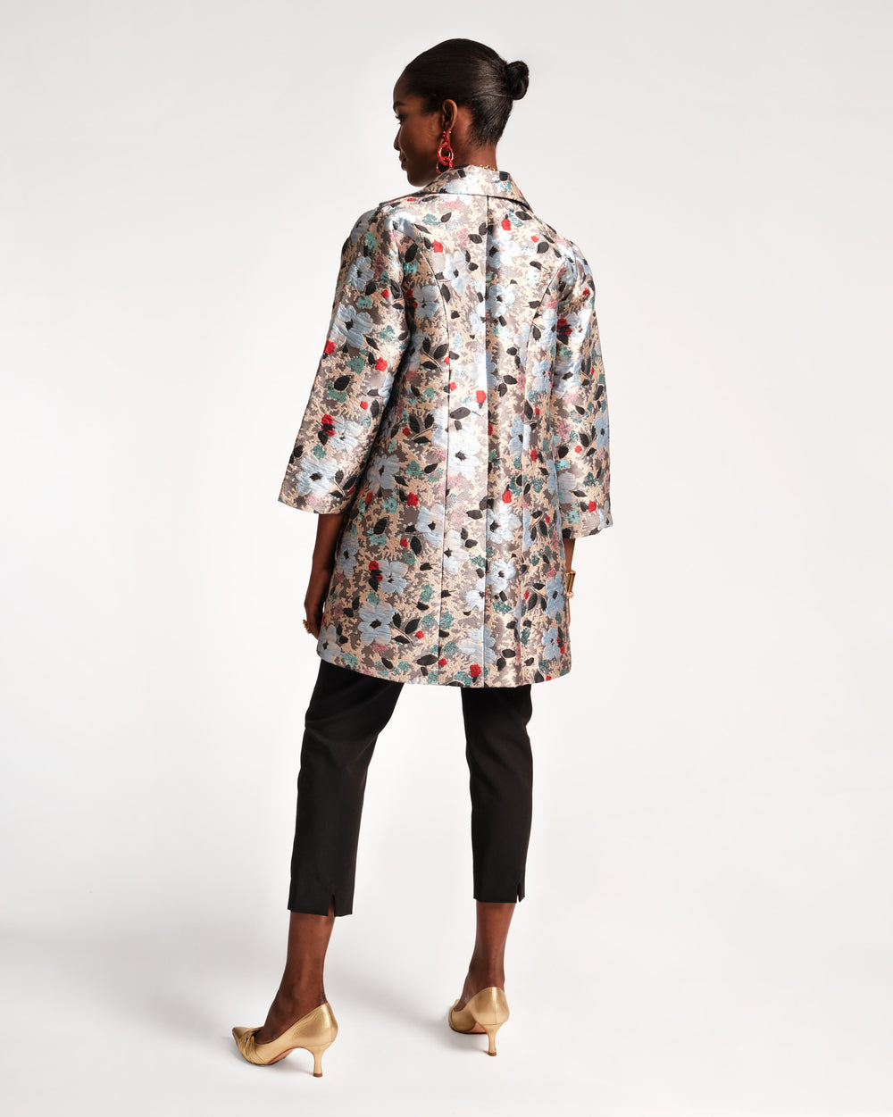Cornelia Swing Jacket - Poppy Party Coats & Jackets Frances Valentine